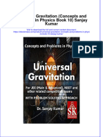 Universal Gravitation Concepts And Problems In Physics Book 10 Sanjay Kumar  ebook full chapter