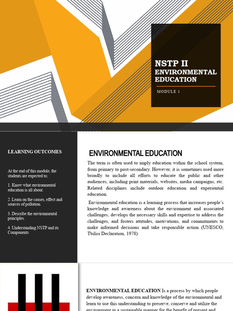 Group 1 Environmental Education | PDF | Cognition | Behavioural Sciences