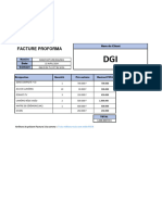 PROFORMA DGI