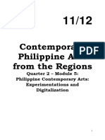 2nd Quarter Module 5 On Contemporary Philippine Arts From The Regions (2nd Quarter)