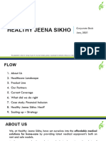 Healthy Jeena Sikho - Corporate Deck (HJS)
