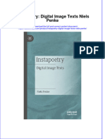 Instapoetry Digital Image Texts Niels Penke Full Chapter