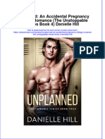 Unplanned An Accidental Pregnancy College Romance The Unstoppable Series Book 4 Danielle Hill Ebook Full Chapter