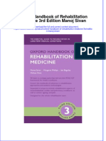 Oxford Handbook of Rehabilitation Medicine 3Rd Edition Manoj Sivan Download PDF Chapter