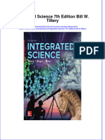 Integrated Science 7Th Edition Bill W Tillery Full Chapter