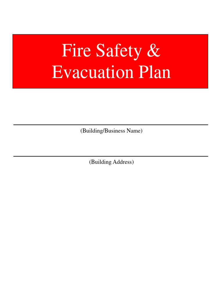 Fire Safety & Evacuation Plan Guide | PDF | Fire Safety | Emergency ...