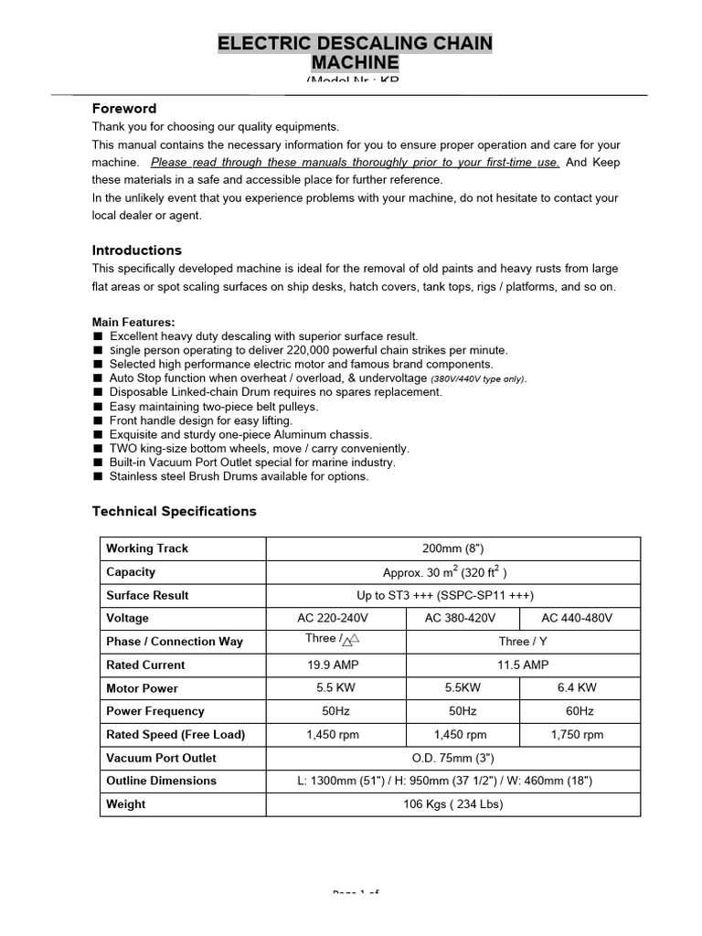 Kenpo KP 2000e Scaling Machine PDF Belt (Mechanical) Screw