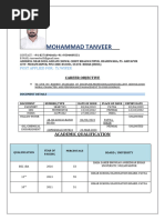 Mohammad Tanveer: Post Applied For: TR - Wiper