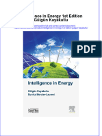 Intelligence in Energy 1St Edition Gulgun Kayakutlu Full Chapter