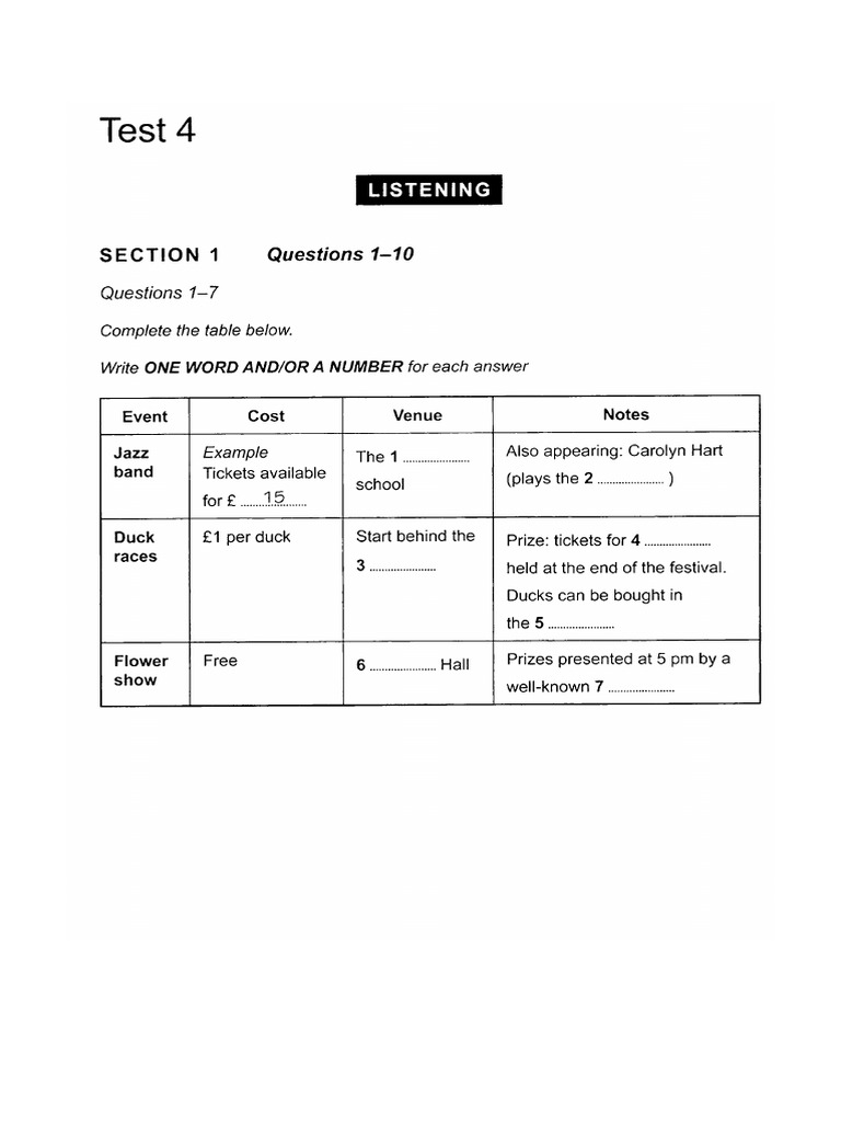 Ielts Practice Test 6 | PDF