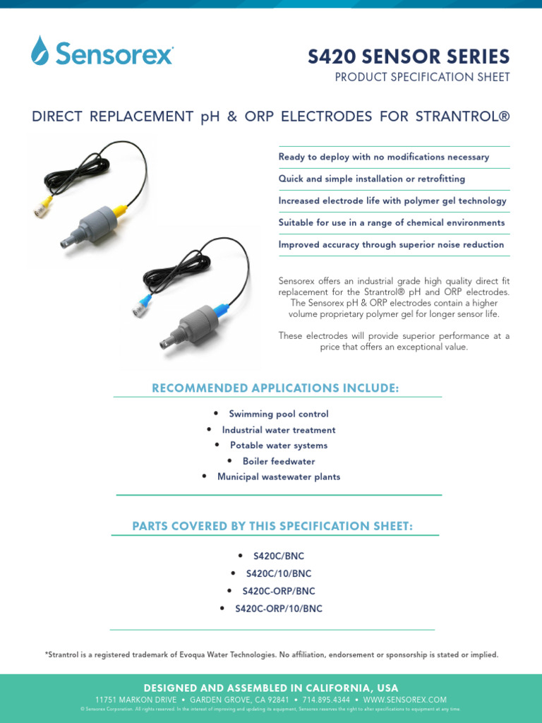 Specs S420 Series | PDF | Materials
