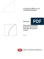 Dispositif Prudentiel Pour La Mesure Et Le Controle Des Grands Risques