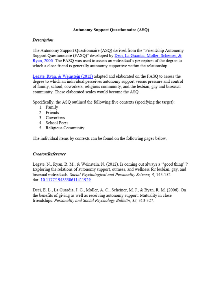 ASQ Complete Download Free PDF Feeling Thought