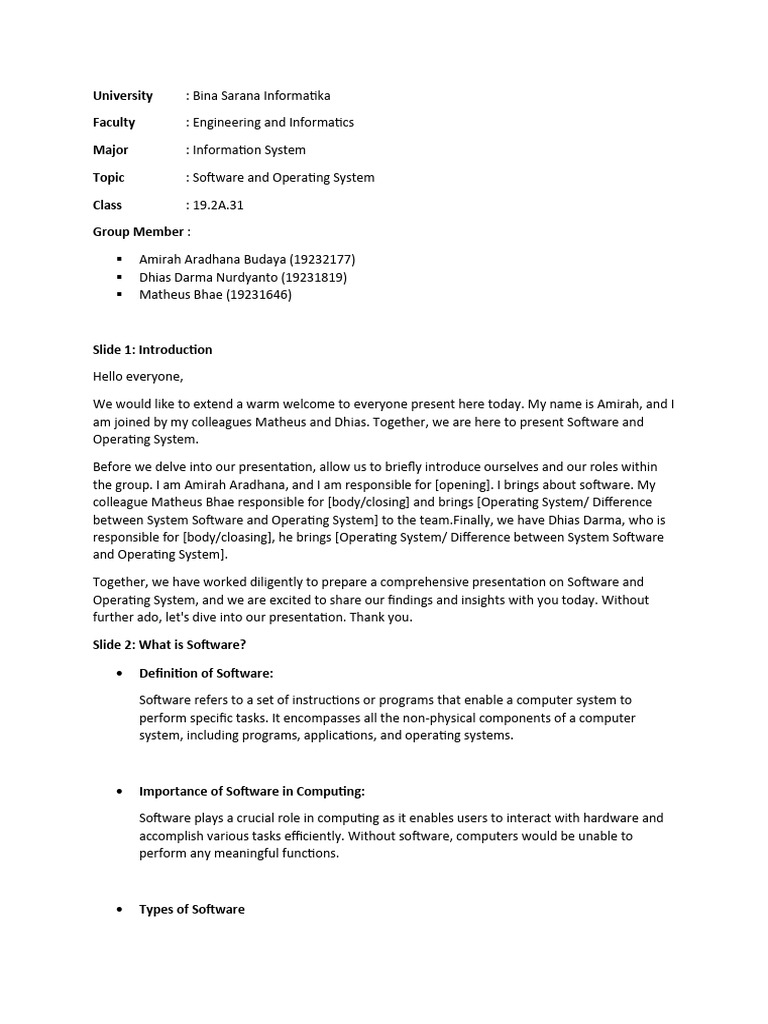 Presentation text bahasa inggris pdf operating system process