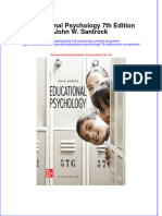 Educational Psychology 7Th Edition John W Santrock Full Chapter