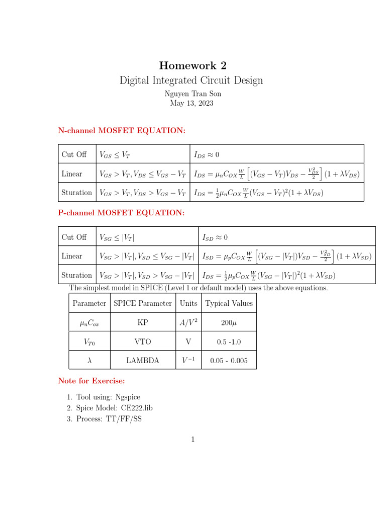 Digital Integrated Circuit Design Guide | PDF | Cmos | Mosfet