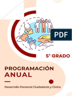 Programación Anual 5° Grado - DPCC