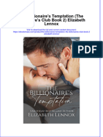 The Billionaires Temptation The Billionaires Club Book 2 Elizabeth Lennox Full Download Chapter