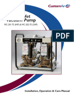 CustomAir Vacuum Pump - User and Maintenance Manual