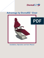 DentalEZ Advantage Chair - User and Maintenance Manual