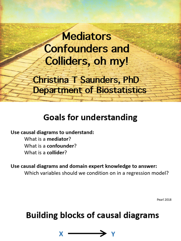 Ctsaunders causaldiagrams pdf confounding