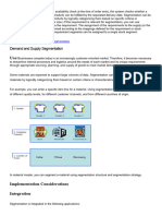 Segmentation in SAP