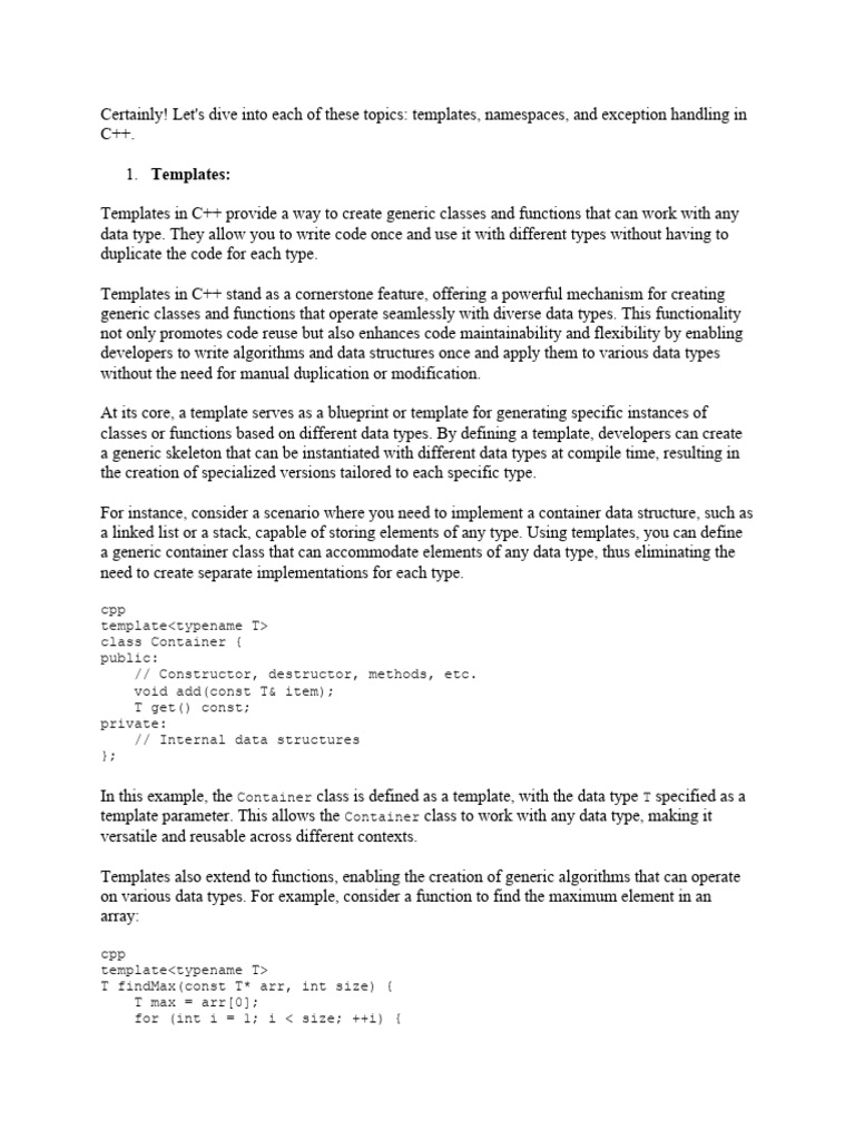 Study material 4 download free pdf c namespace