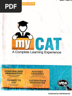 IMS CAT 2024 Test Schedule | PDF
