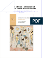 Effective Altruism Philosophical Issues First Edition Edition Greaves Full Chapter