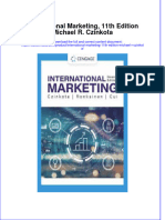 International Marketing 11Th Edition Michael R Czinkota Full Chapter