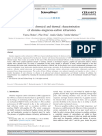 Physical, Chemical and Thermal Characterization of Alumina - Magnesia-Carbon Refractories