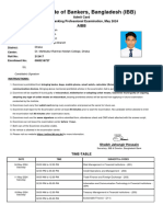 98 - 212417 - Admit Card