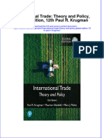International Trade Theory and Policy Global Edition 12Th Paul R Krugman Full Chapter