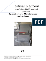 Cibes Operation and Maintenance Lift b385 b1506 en