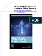 Biocompatibility And Performance Of Medical Devices 2Nd Edition Boutrand full chapter