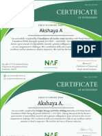 Certificate: Akshaya A