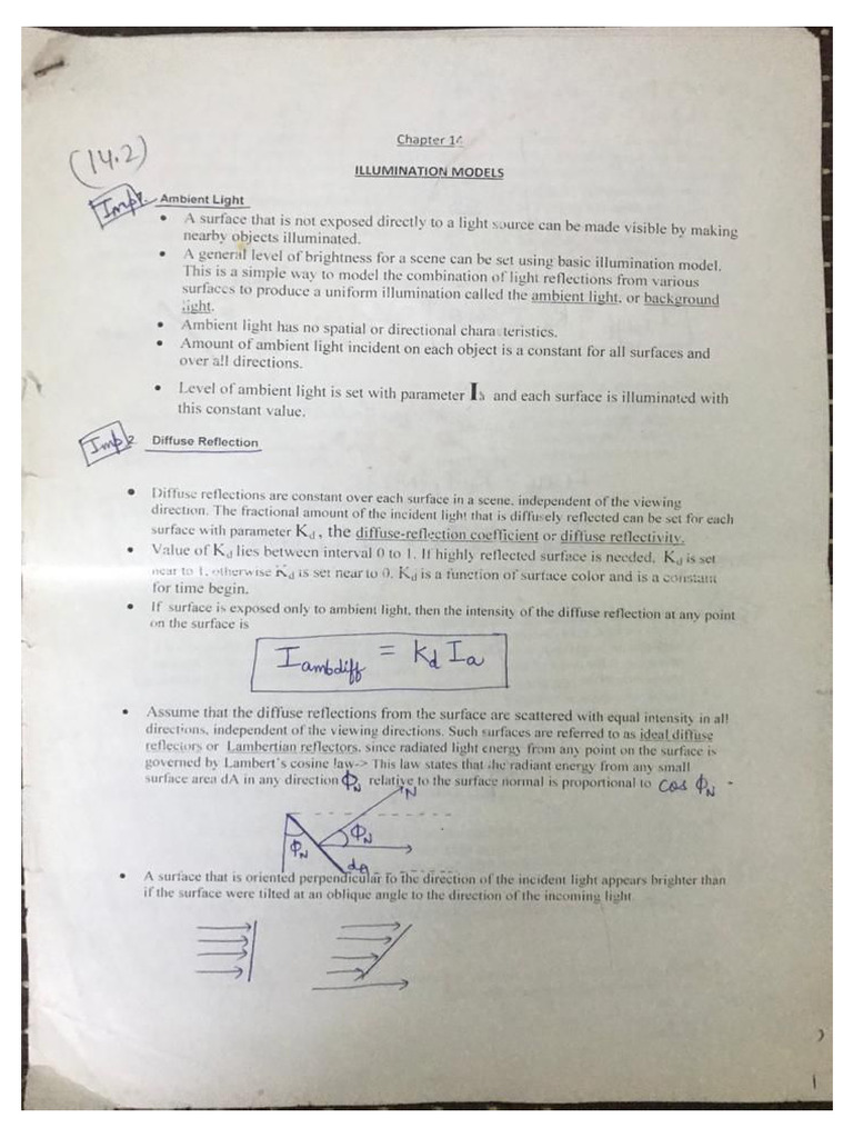 Illumination Book Notes Pdf