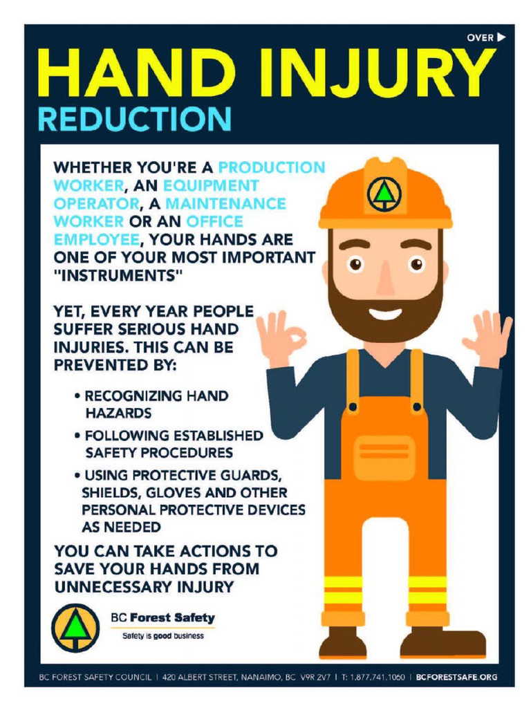 Hand safety hand injury pdf