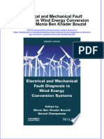 Electrical and Mechanical Fault Diagnosis in Wind Energy Conversion Systems Monia Ben Khader Bouzid Full Chapter