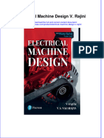 Electrical Machine Design V Rajini Full Chapter