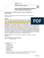 Seong - Bulletin of Earthquake - Dynamic and Monotonic Response of Monopile Foundations For Offshore Wind Turbines Using Centrifuge Testing