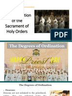Lesson 14 - The Celebration of The Sacrament of Holy Orders