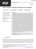 Kaynia - Wind Energy - 2022 - Seismic Response of Floating Wind Turbines Due To Seaquakes