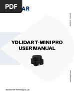 YDLIDAR T-Mini Pro User Manual - V1.0 (231225)