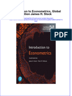 Introduction To Econometrics Global Edition James H Stock Full Chapter