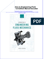 Introduction To Engineering Fluid Mechanics 1St Edition Marcel Escudier full chapter