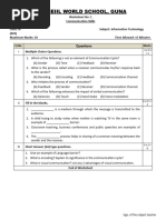 IX WS - 1 (Communication Skills)