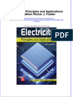 Electricity Principles and Applications 9Th Edition Richar J Fowler Full Chapter