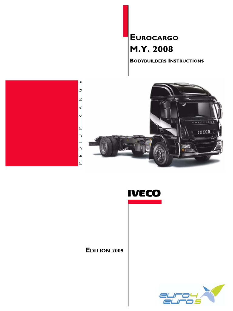 Manuel D'Utilisation IVECO Eurocargo 6-10T Édition 2018 - Occasion Bon État - RARE - Réf. 77440195