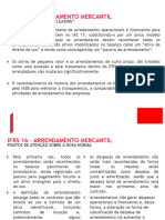 Arrendamento Leasing IFRS 16